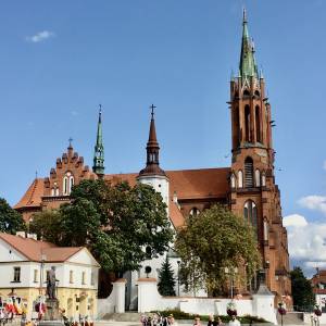 Bazylika Archikatedralna Wniebowzięcia Najświętszej Maryi Panny w Białymstoku - katedra w bialymstoku z zachodu