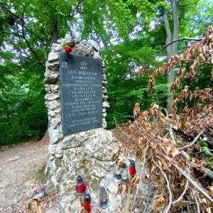 Obelisk majora Wrzoska w Złotym Potoku - symboliczna mogila majora wrzoska w zlotym potoku 6