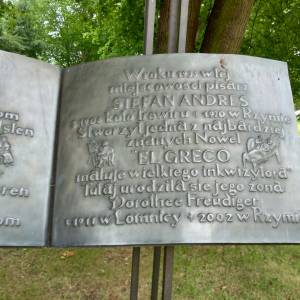 Pomnik Stefana Andresa w Łomnicy - pomnik stefana andresa w lomnicy 1