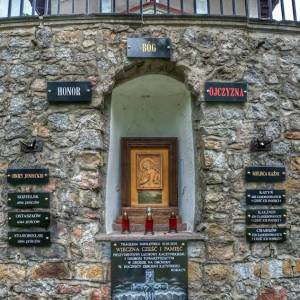 Tablice upamiętniające ofiary Katynia w Mysłakowicach - tablice upamietniajace ofiary katynia w myslakowicach 6