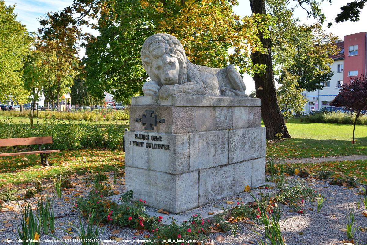 Pomnik Lwa w Kostrzynie nad Odrą - pomnik lwa w kostrzynie nad odra 1