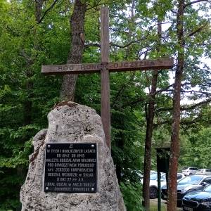 Pomnik walk oddziału Armii Krajowej "Ponurego" w Siedlcu - pomnik walk oddzialu armii krajowej ponurego w zlotym potoku 3
