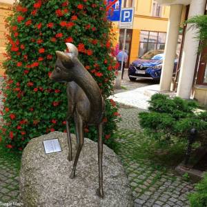 Rzeźba Jelonka w Jeleniej Górze - rzezba jelonka w jeleniej gorze 5