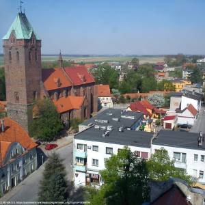 Układ urbanistyczny i zabudowa starego miasta w Byczynie - panorama starego miasta w byczynie 1