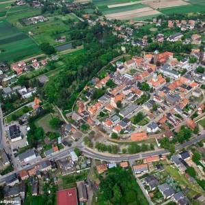 Układ urbanistyczny i zabudowa starego miasta w Byczynie - panorama starego miasta w byczynie 2