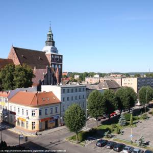 Stare Miasto w Gryficach - gryfice plac zwyciestwa rano 2008 07 s