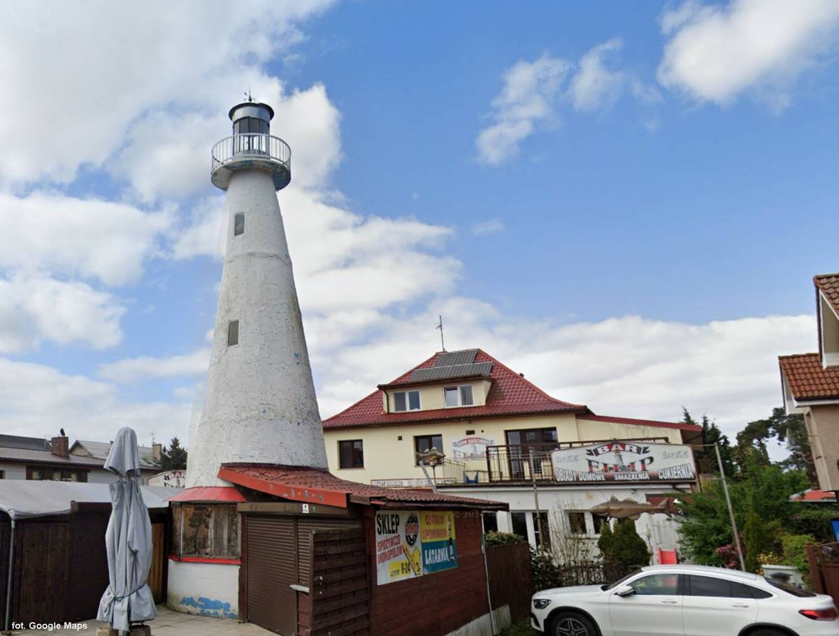 Atrapa latarni morskiej w Dziwnówku - atrapa latarni morskiej w dziwnowku 1