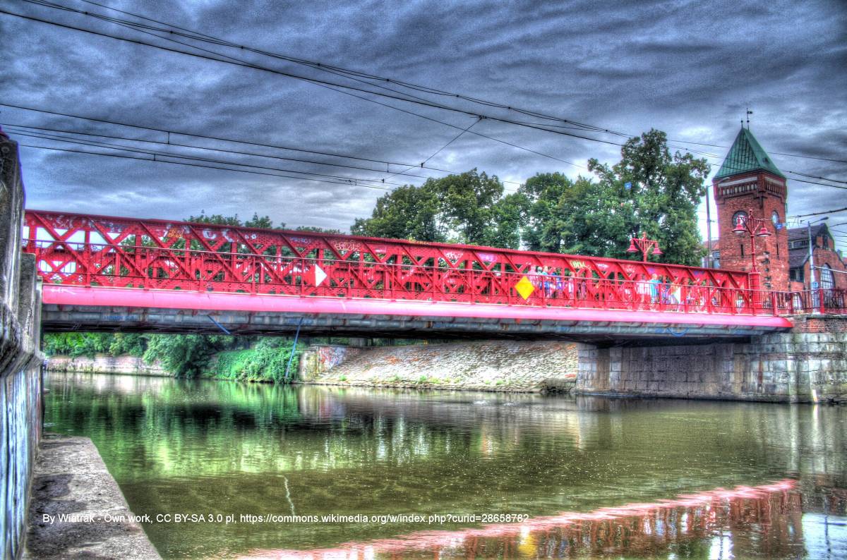 Most Piaskowy we Wrocławiu - most piaskowy