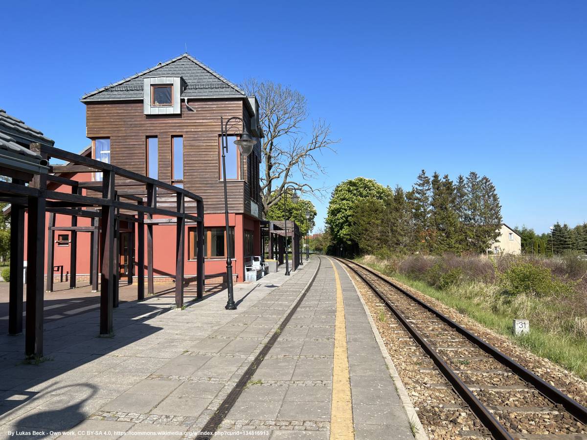 Stacja wąskotorowa Niechorze Główne - stacja waskotorowa niechorze glowne 1