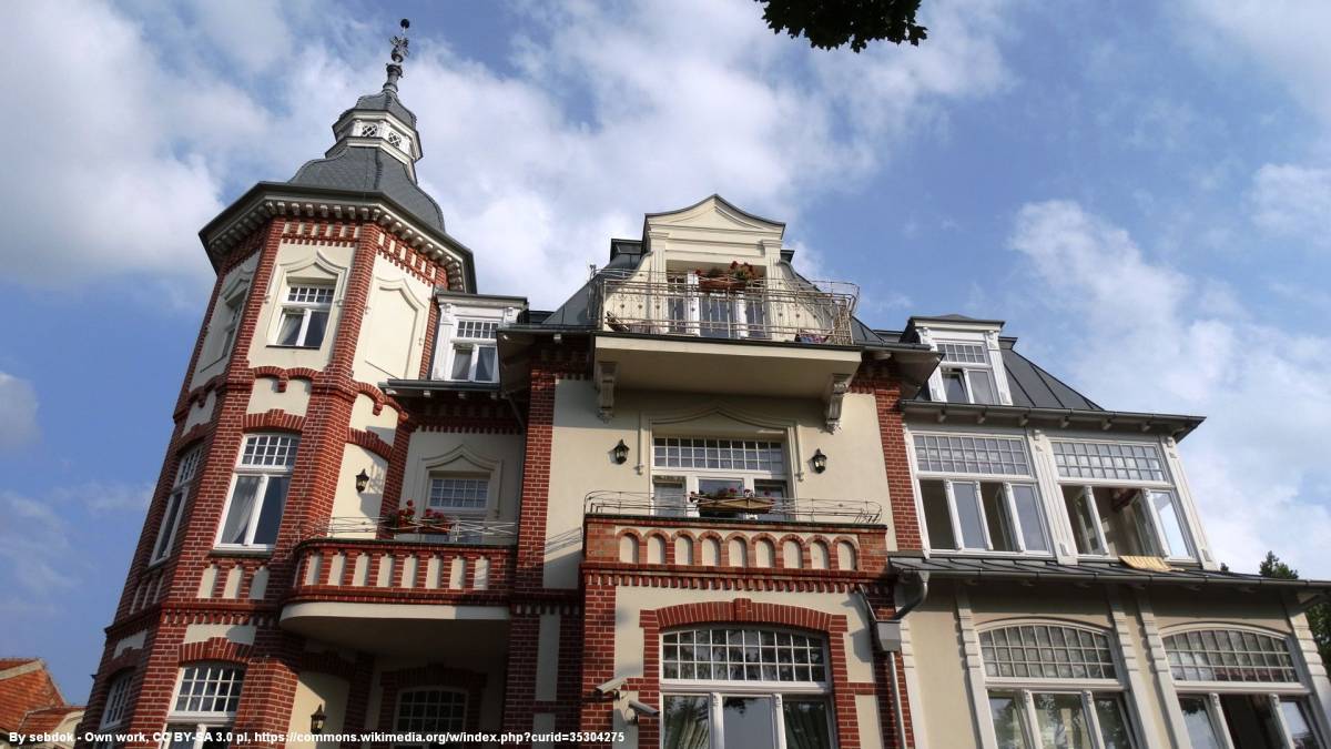 Zabytkowe pensjonaty w Międzyzdrojach - pensjonat stella maris 1905 miedzyzdroje 3