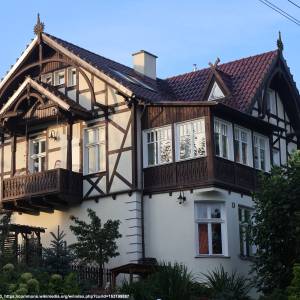Zabytkowe pensjonaty w Międzyzdrojach - miedzyzdroje ul dabrowki 13