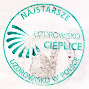 Uzdrowisko Cieplice Śląskie-Zdrój - pieczatka uzdrowisko cieplice