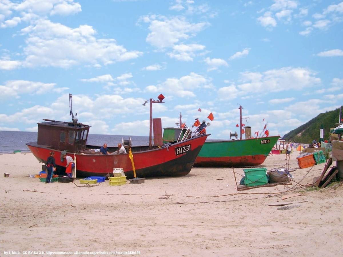 Przystań rybacka w Międzyzdrojach - przystan rybacka w miedzyzdrojach