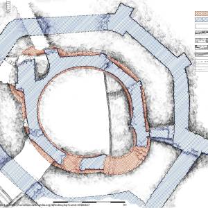 Gromnik (393 m n.p.m.) - plan zamku na gromniku