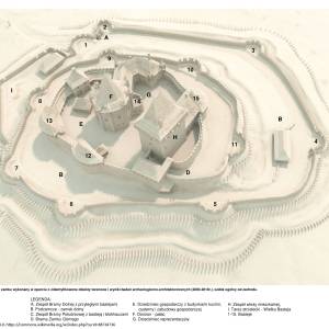 Gromnik (393 m n.p.m.) - zamek na gromiku proba rekonstrukcji