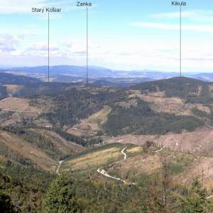 Wielka Racza (1236 m n.p.m.) - panorama z wielkiej raczy na zachod