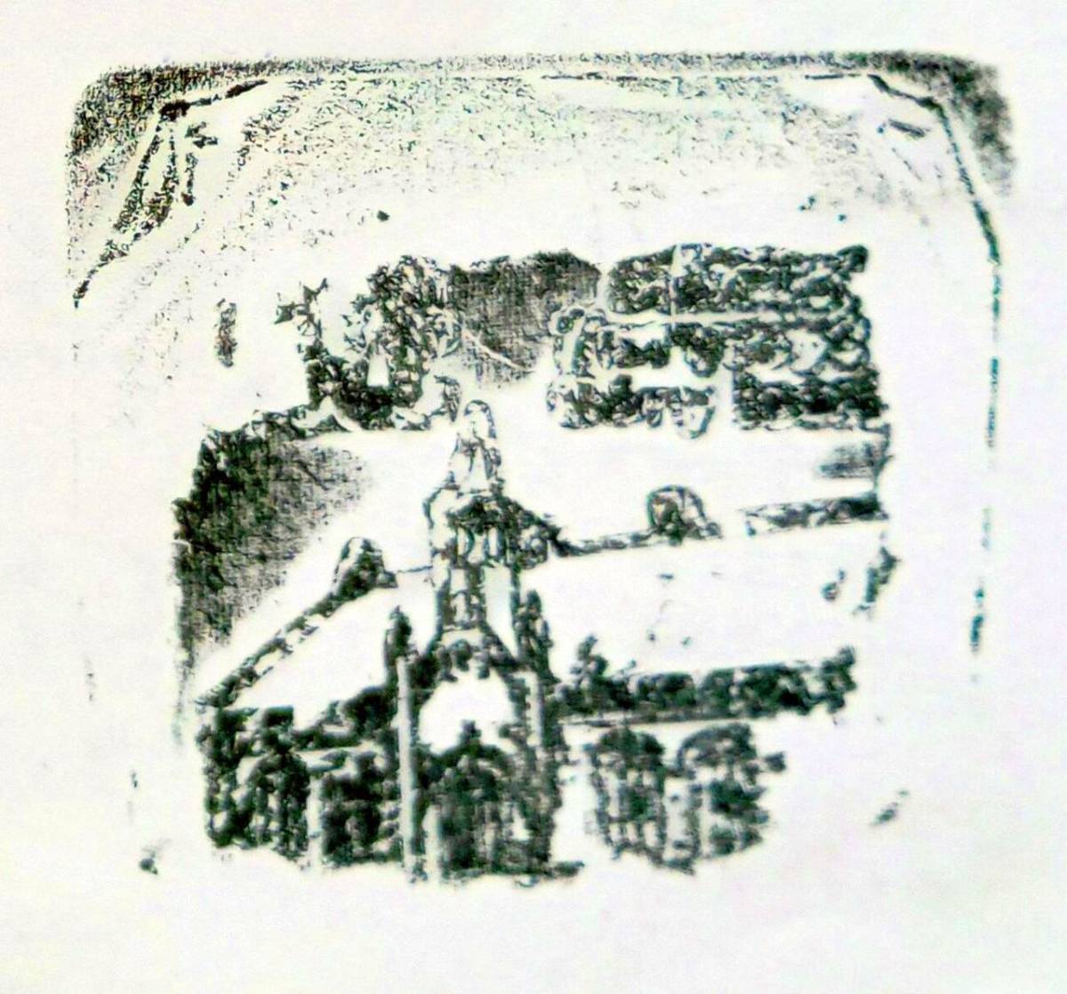 Pieczątka pamiątkowa ze Stacji Turystycznej Orle