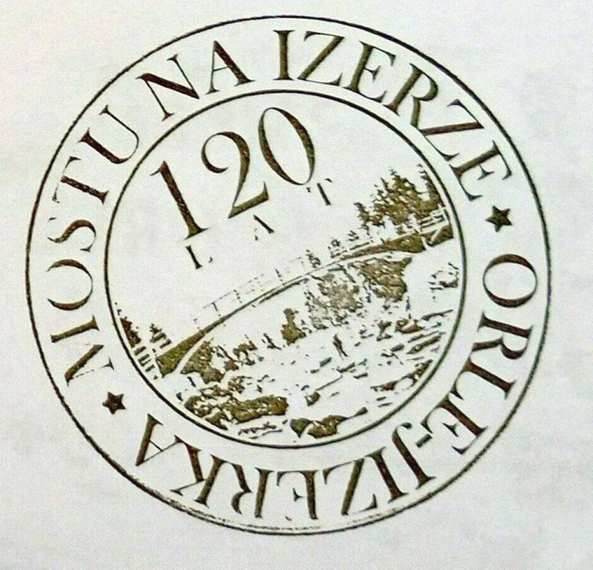 Pieczątka pamiątkowa - 120 lat mostu na Izerze