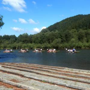 Spływ Przełomem Dunajca (Sromowce Wyżne - Szczawnica/Krościenko) - cerveny klastor 17 slovakia230