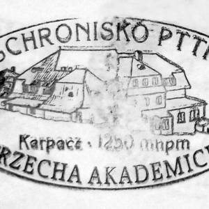 Schronisko PTTK Strzecha Akademicka - pieczatka schronisko strzecha akademicka