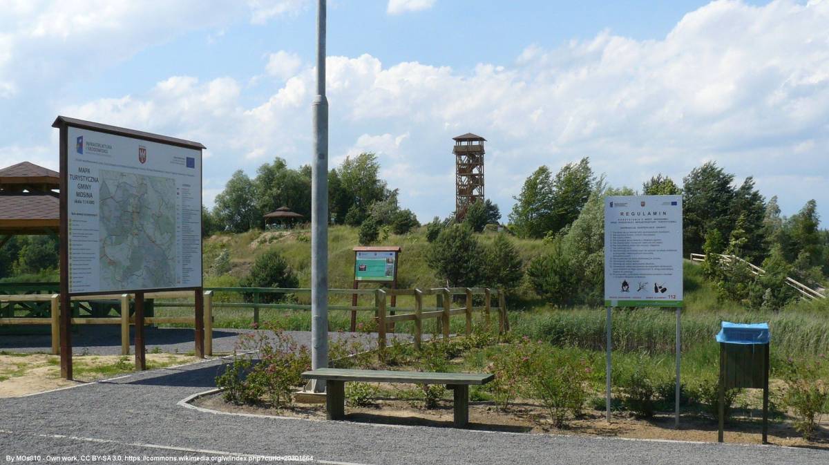 Wieża widokowa na Gliniankach w Mosinie - mosina pozegowo tower 2