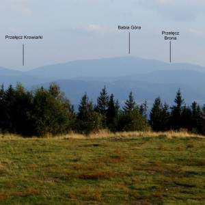 Leskowiec (922 m n.p.m.) - beskid zywiecki view from leskowiec