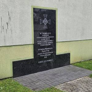 Tablica upamiętniająca egzekucję 5 Powstańców Śląskich w Miasteczku Śląskim - tablica upamietniajaca egzekucje 5 powstancow slaskich 2026 9