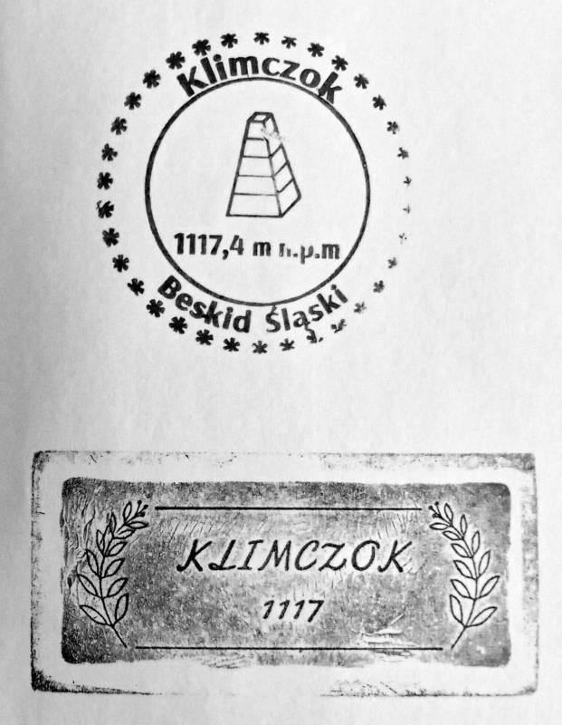 Pieczątki turystyczne z Klimczoka