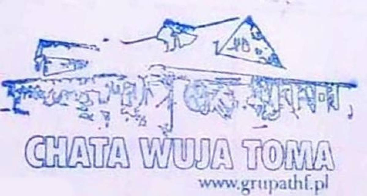 Pieczątka pamiątkowa z Chaty Wuja Toma na Przełęczy Karkoszczonka