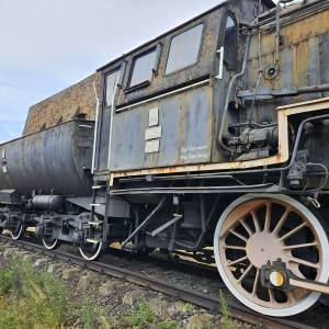 Parowóz Ty45-217 w Tarnowskich Górach - parowoz ty45 217 w tarnowskich gorach 4