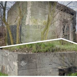 P.O. "Dąbrówka" - 10. Schrony przykoszarowe nr 9 - p o dabrowka 10 schrony przykoszarowe nr 9 kolaz