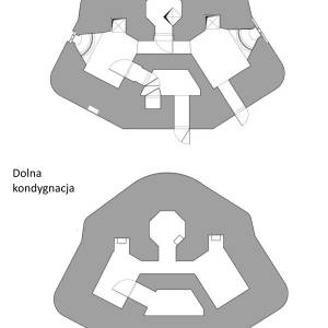 P.O. "Łagiewniki" - 13. Schron bojowy nr 10 (nie istnieje) - p o lagiewniki 13 schron bojowy nr 10 nie istnieje schemat