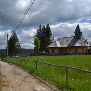 Drewniany kościół pw. Matki Boskiej Fatimskiej na Stecówce w Istebnej - dsc 6961