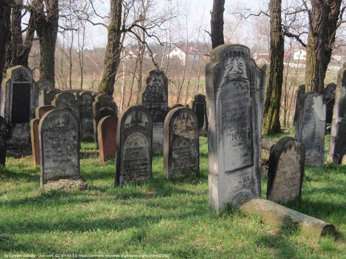 Cmentarz żydowski w Sławkowie (Krzykawce) - cmentarz zydowski w slawkowie