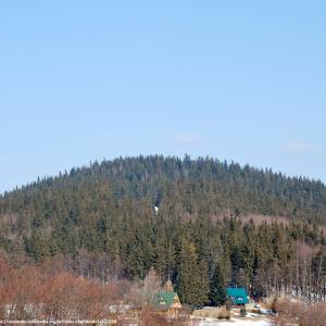 Bendoszka Wielka (1144 m n.p.m.) - widok na bendoszke wielka z przeleczy przegibek 2