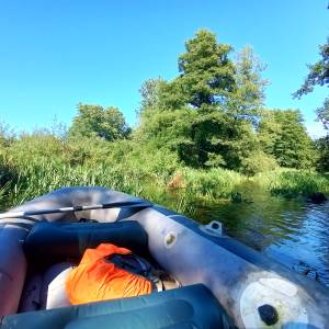 Spływ Białką Lelowską - splyw pontonowy bialka w lelowie 74