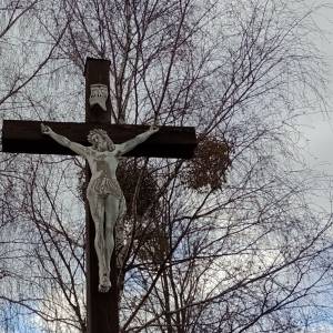 Krzyż przydrożny (ul. Rubinowa) w Miasteczku Śląskim - krzyz przydrozny ul rubinowa w miasteczku slaskim 13