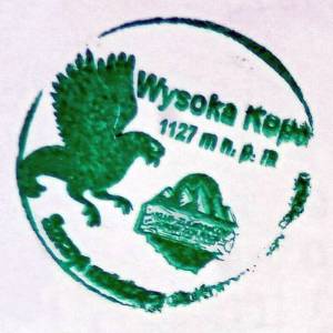 Wysoka Kopa (1126 m n.p.m.) - pieczatka wysoka kopa