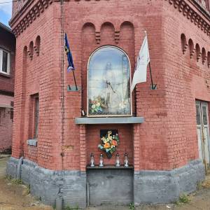 Kapliczka św. Katarzyny przy lokomotywowni w Tarnowskich Górach - kapliczka sw katarzyny przy lokomotywowni w tarnowskich gorach 9