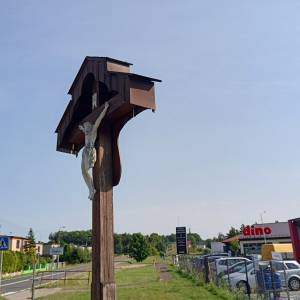 Krzyż przydrożny (ul. Wyciślika-Śląska) w Żyglinku - krzyz przydrozny ul wycislika slaska w zyglinku 9