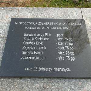 Grób zbiorowy wojenny żołnierzy Wojska Polskiego - sam 3355