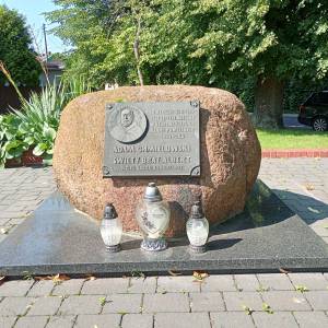 Głaz upamiętniający szpital miejski w Koniecpolu - glaz upamietniajacy szpital miejski w koniecpolu 5