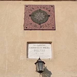 Tablica upamiętniająca odzyskanie niepodległości w Koniecpolu - tablica upamietniajaca odzyskanie niepodleglosci w koniecpolu 6