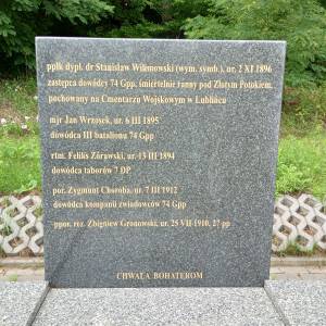 Grób zbiorowy wojenny żołnierzy Wojska Polskiego w Złotym Potoku - grob zbiorowy wojenny zolnierzy wojska polskiego w zlotym potoku 8
