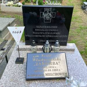 Grób wojenny Powstanńców Styczniowych w Lelowie - grob wojenny powstanncow styczniowych w lelowie 2