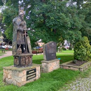 Płyta upamiętniająca 800–lecie Lelowa - plyta upamietniajaca 800 lecie lelowa 3