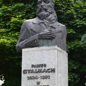 Pomnik Pawła Stalmacha w Cieszynie - stalmach statue