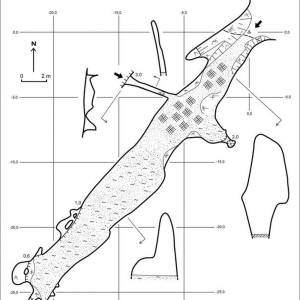 Jaskinia Stajnia - plan jaskini stajnia