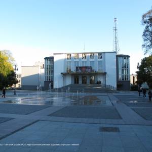 Teatr Dramatyczny im. Aleksandra Węgierki w Białymstoku - podlaskie bialystok bialystok elektryczna 12 td wegierki front blisko