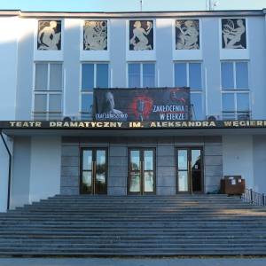 Teatr Dramatyczny im. Aleksandra Węgierki w Białymstoku - podlaskie bialystok bialystok elektryczna 12 td wegierki front pano